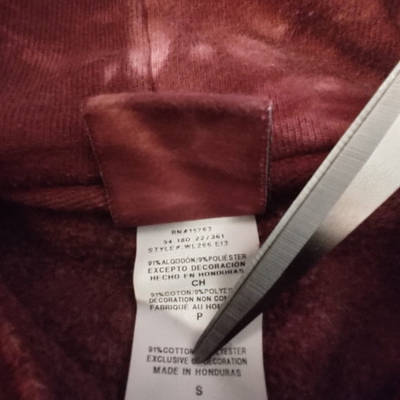 Champion Reverse Weave Tie Dye Red Sweatshirt Pullover Size Small - Picture 11 of 11